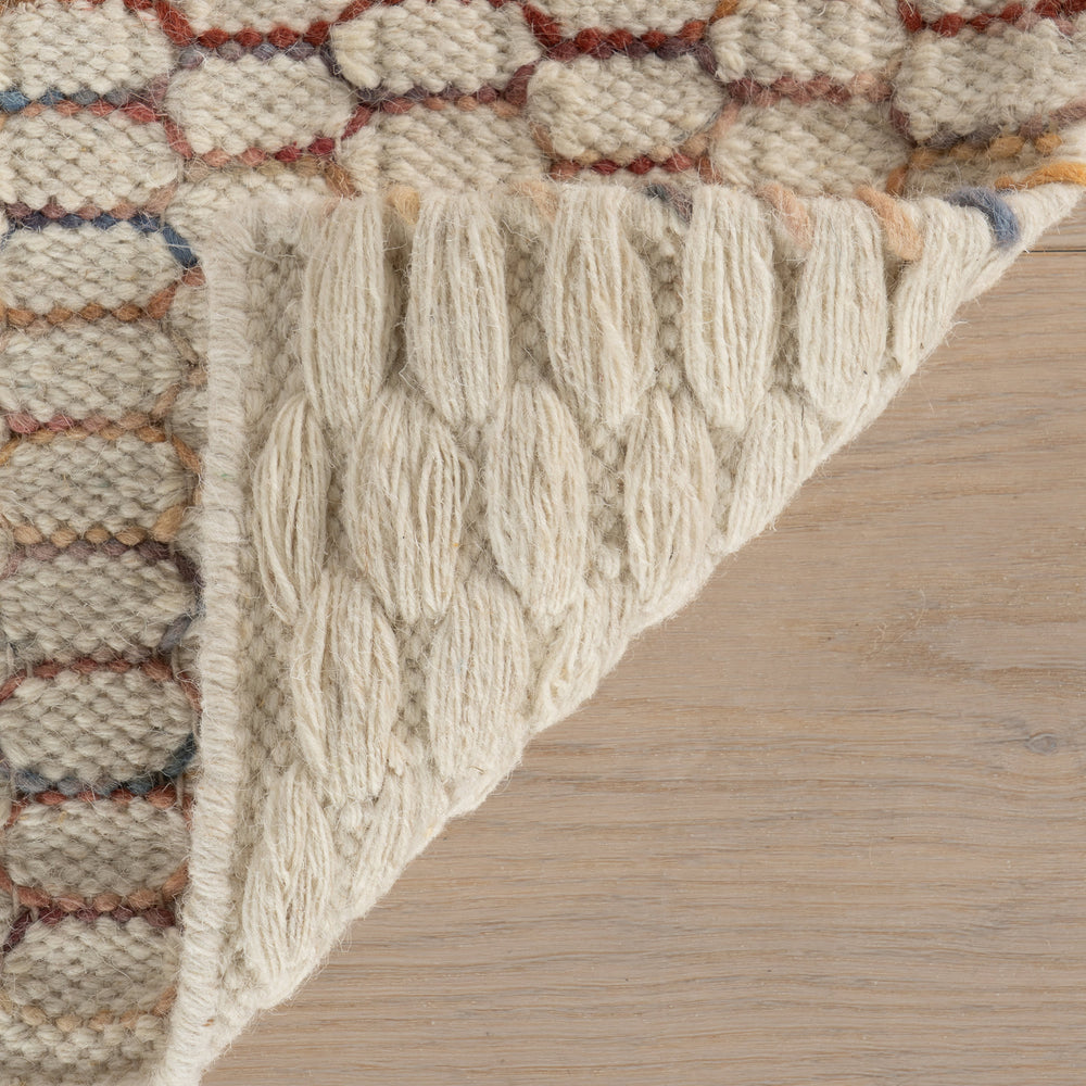 Kaelani Textured Geometric Indoor Rug | Multicolor