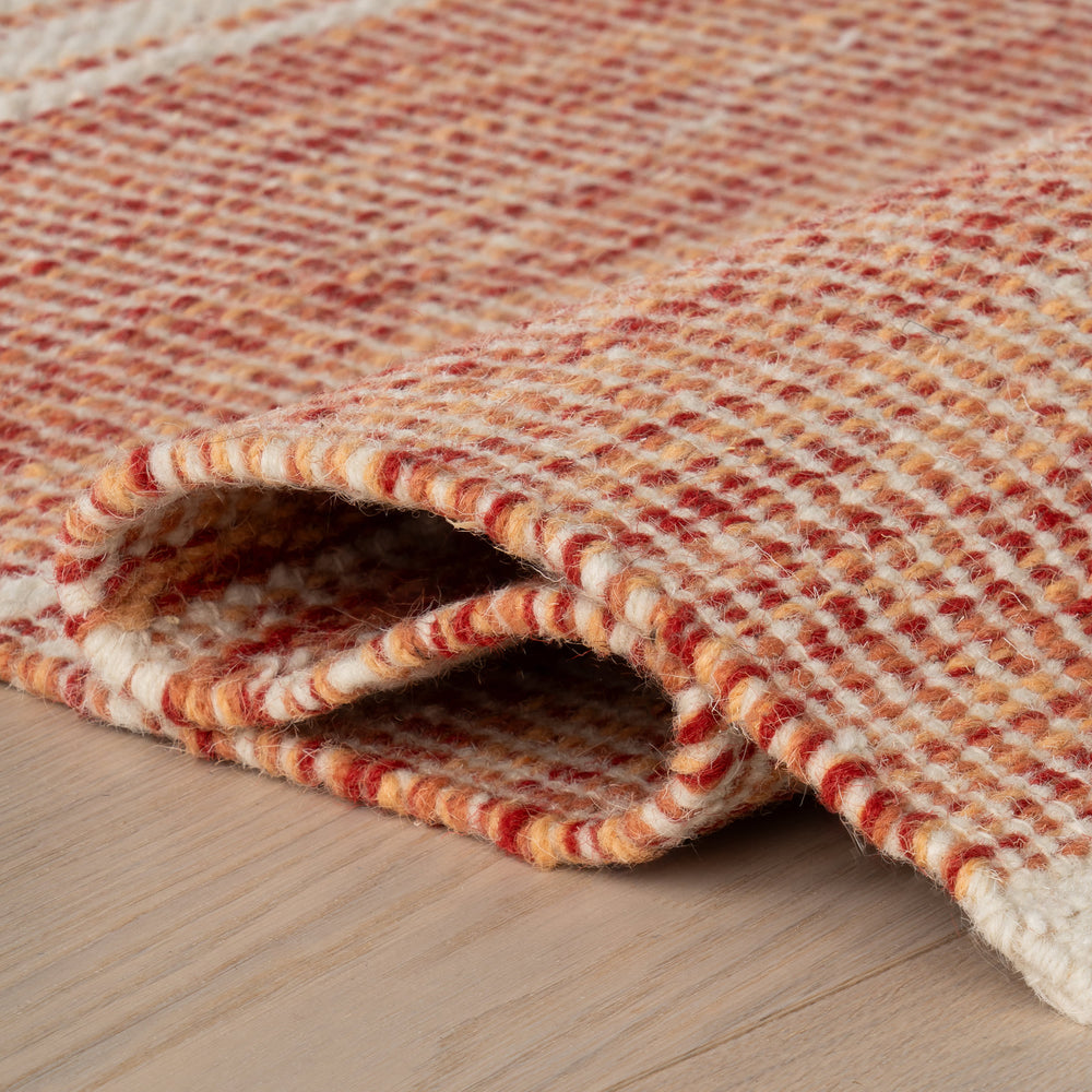 Malta Handwoven Wool Rug | Pink