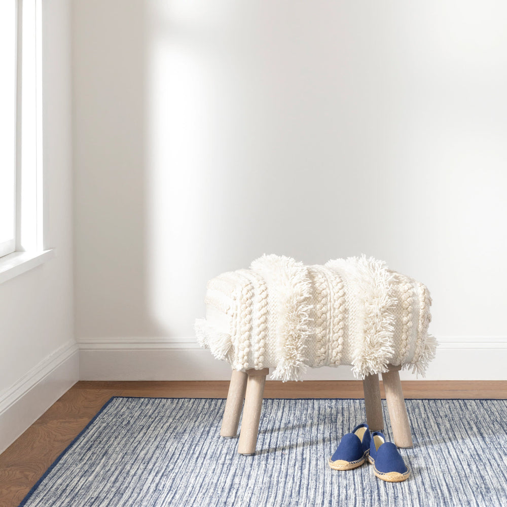 Tideline Handwoven Indoor/Outdoor Custom Rug | Navy