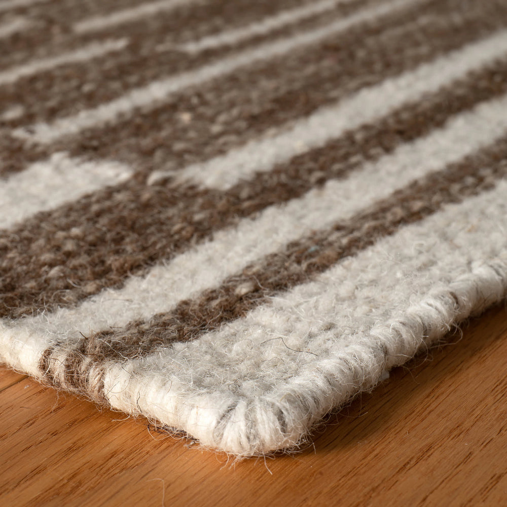 Heights Handwoven Wool Rug | Natural
