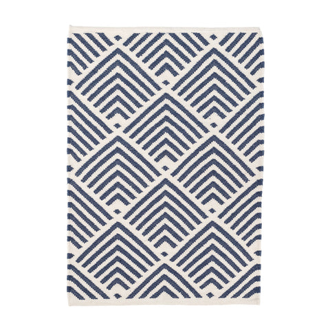 Cleo Handwoven Indoor/Outdoor Rug by Bunny Williams | Navy