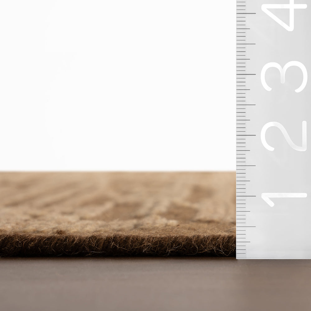 Jex Abstract Bohemian Rug | Brown