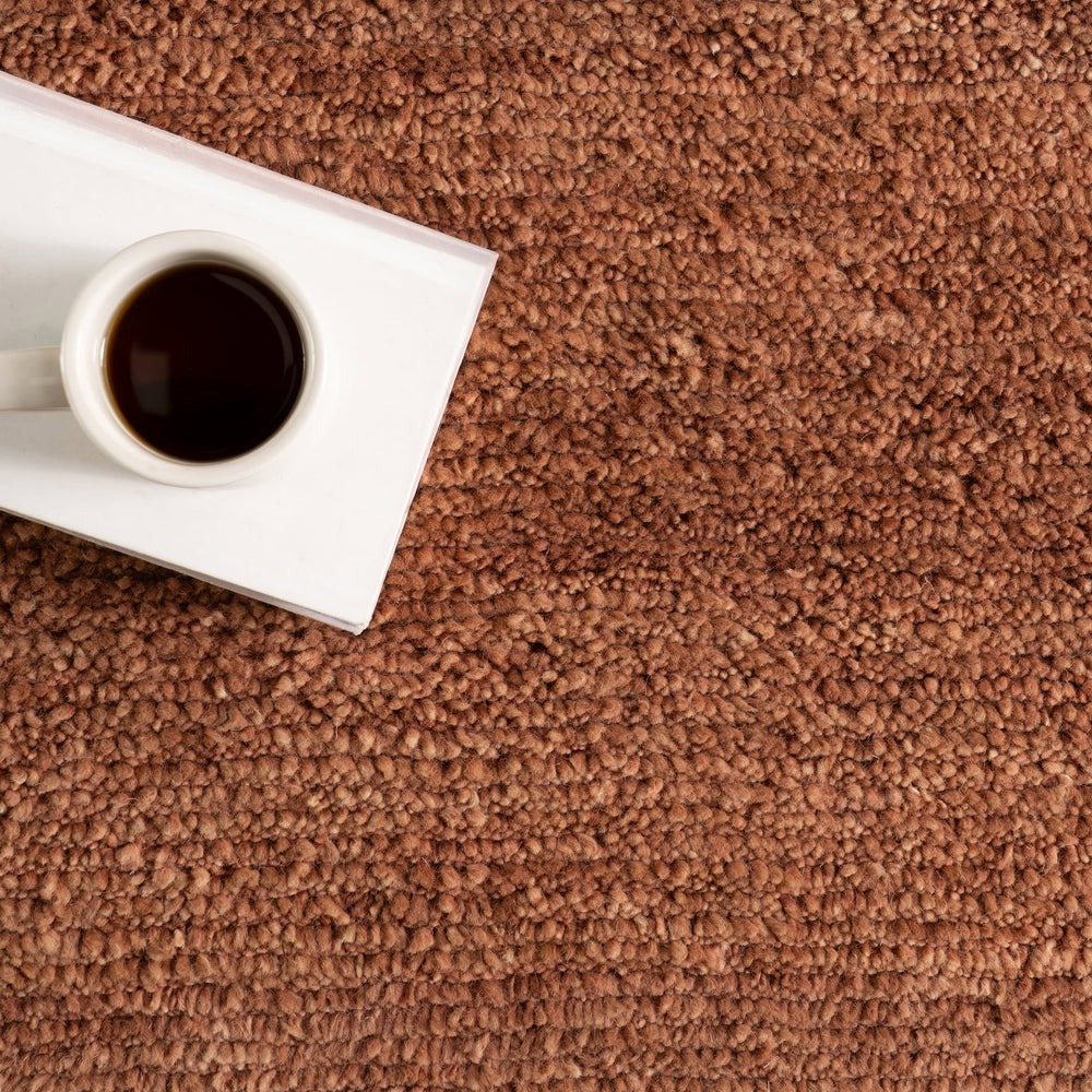 Ramsey Hand Knotted Wool Rug | Rust