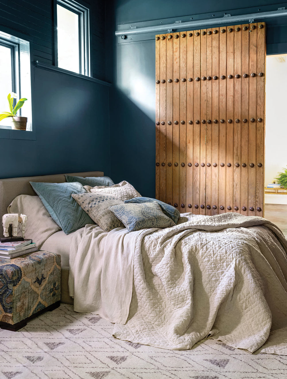 Washed Linen Quilt | Natural