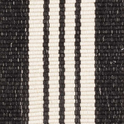 Birmingham Handwoven Indoor/Outdoor Custom Rug Swatch | Black