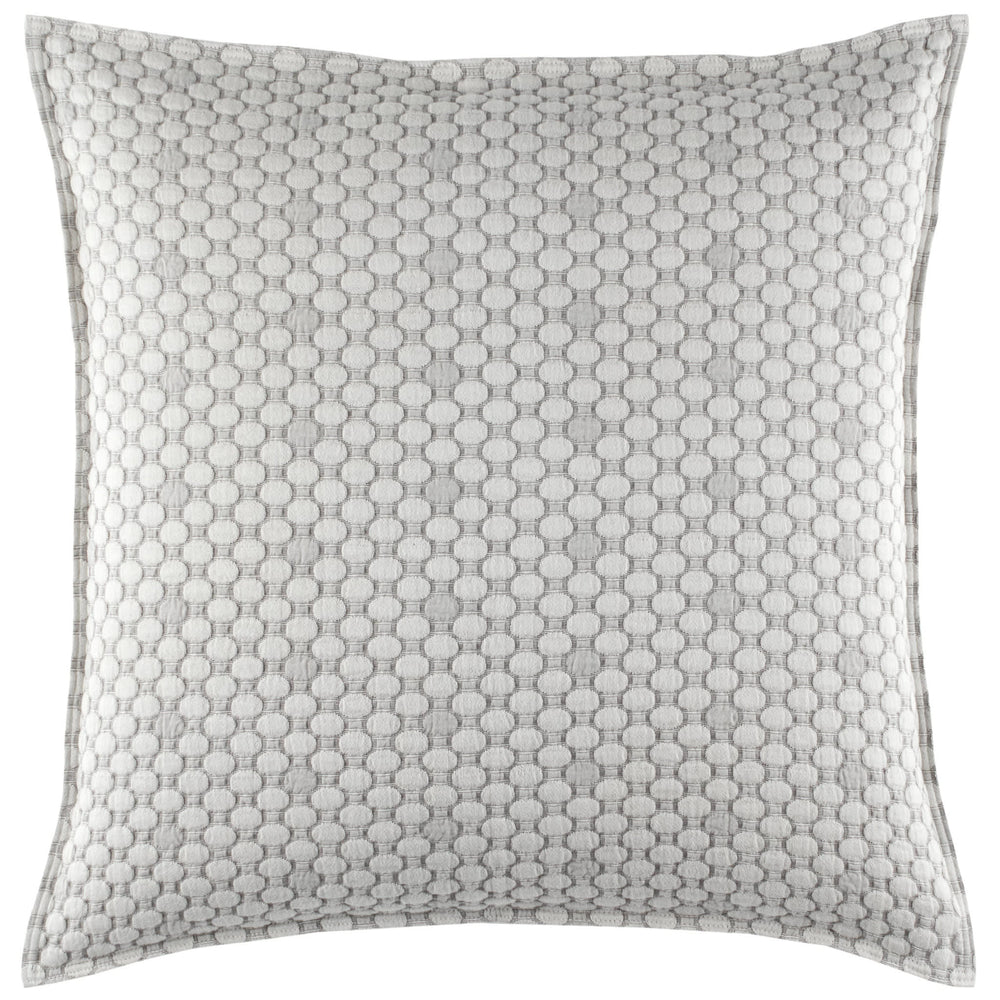 Lodi Matelasse Sham | Silver