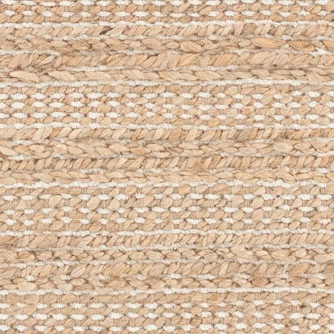 Simba Handwoven Jute Rug Swatch | Ivory
