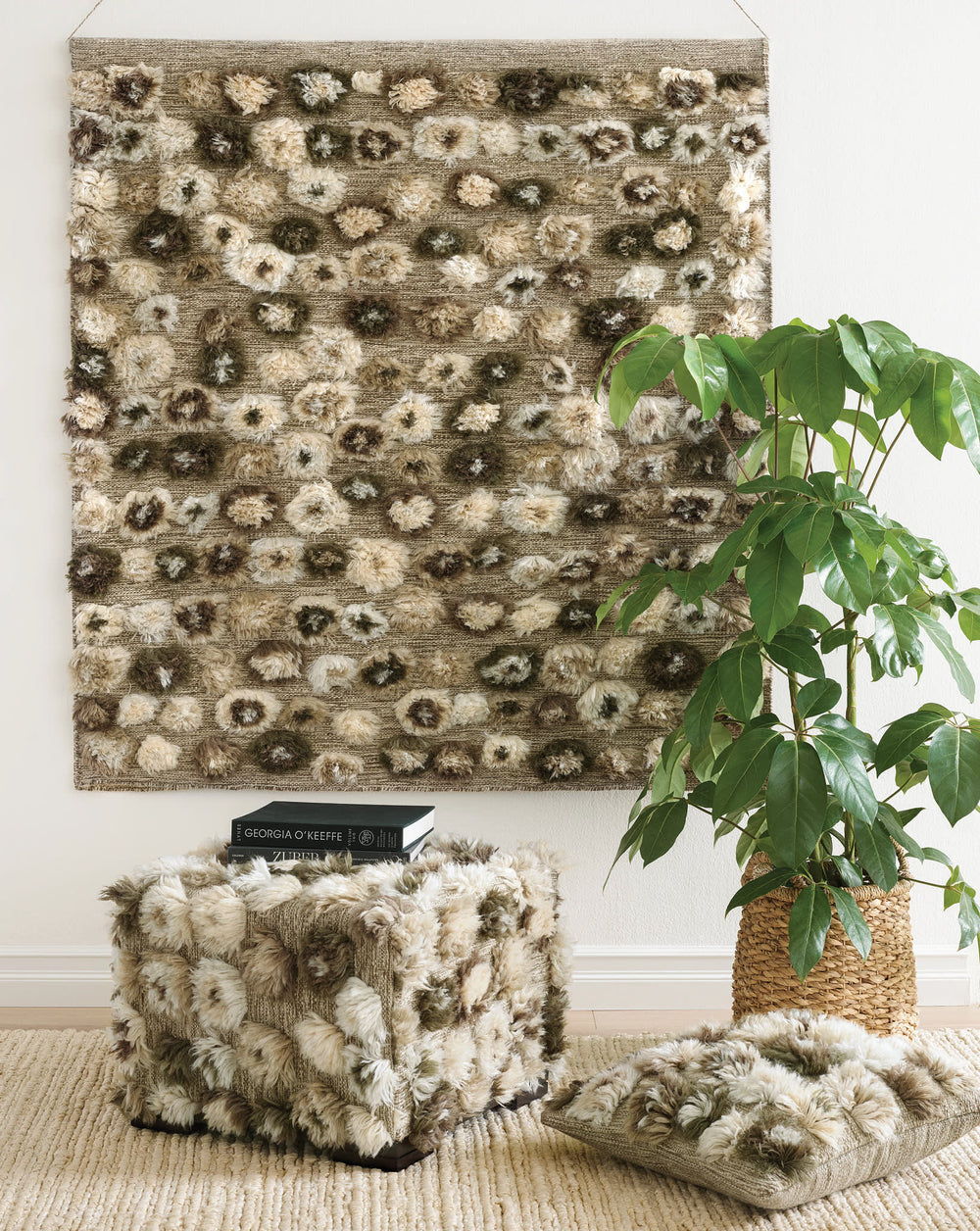 Party On Decorative Pillow Cover | Natural