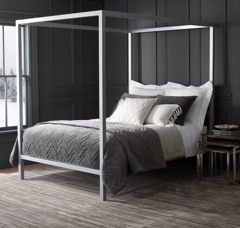 Lodi Matelasse Sham | Silver