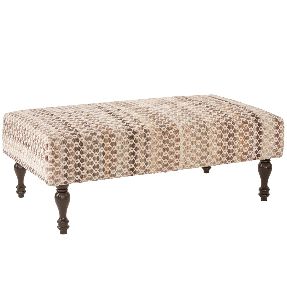 Poppy Rug Ottoman | Natural