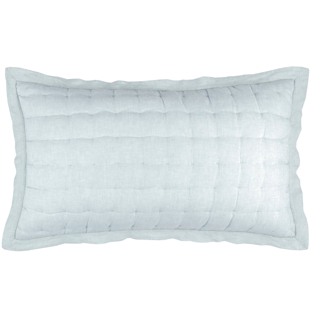 Lush Linen Puff Sham | Sky