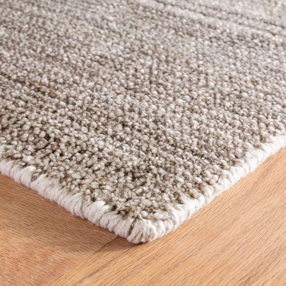 Pandora Hand Loom Knotted Rug | Grey