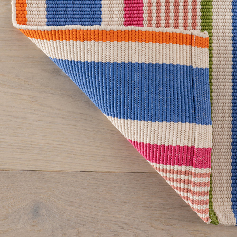 Festival Stripe Handwoven Indoor/Outdoor Rug | Multi