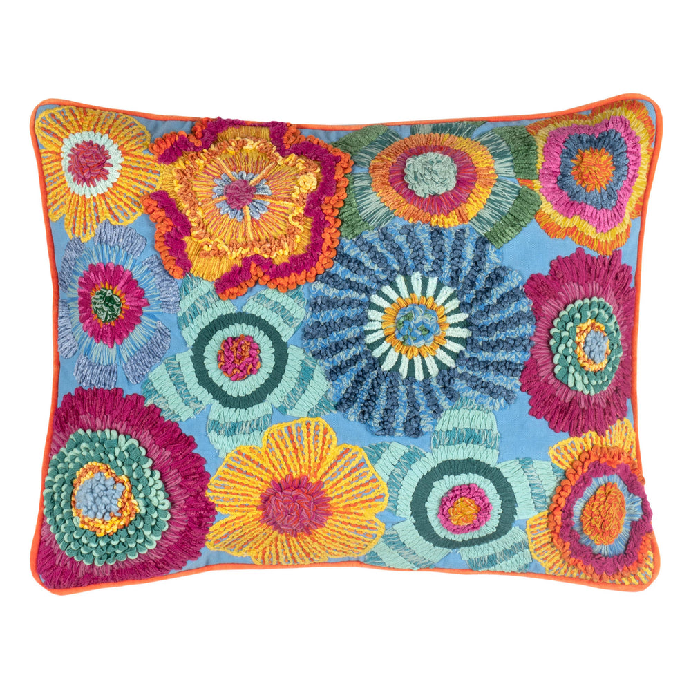 Bramble Embroidered Decorative Pillow Cover | Multi