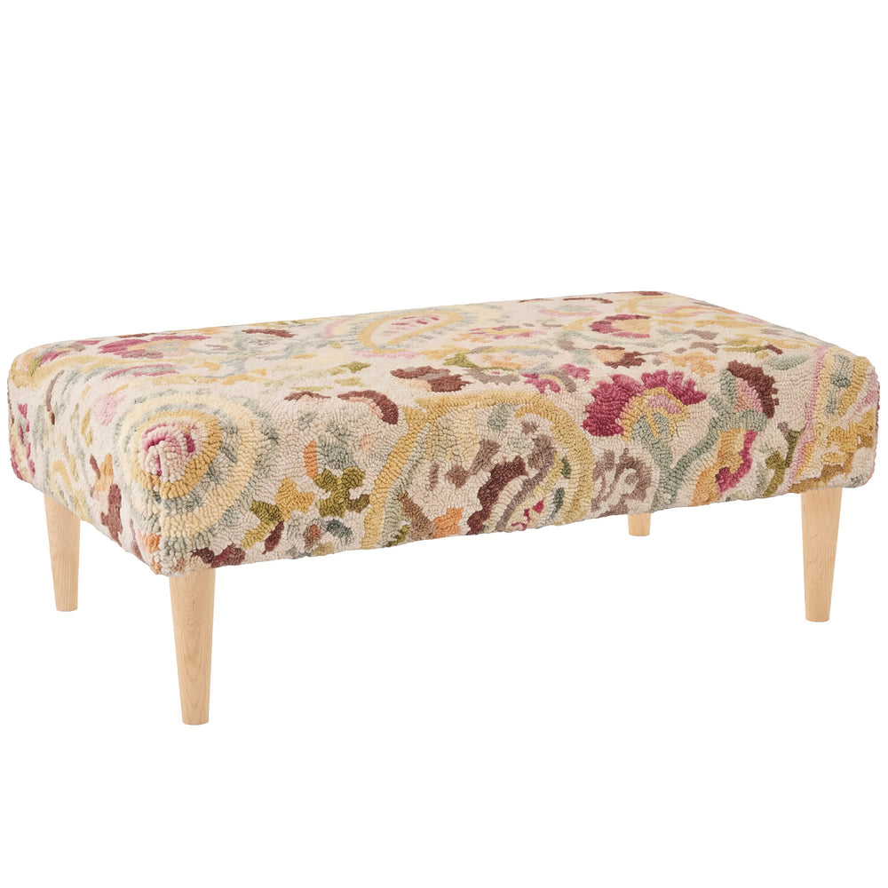 Ines Rug Ottoman | Multi