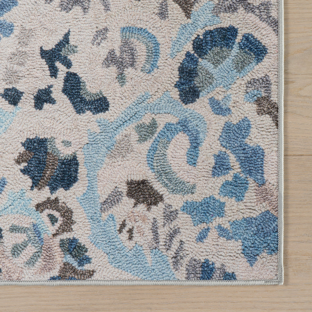 Ines Machine Washable Rug | Blue