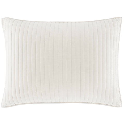 Cozy Cotton Quilted Sham | Natural