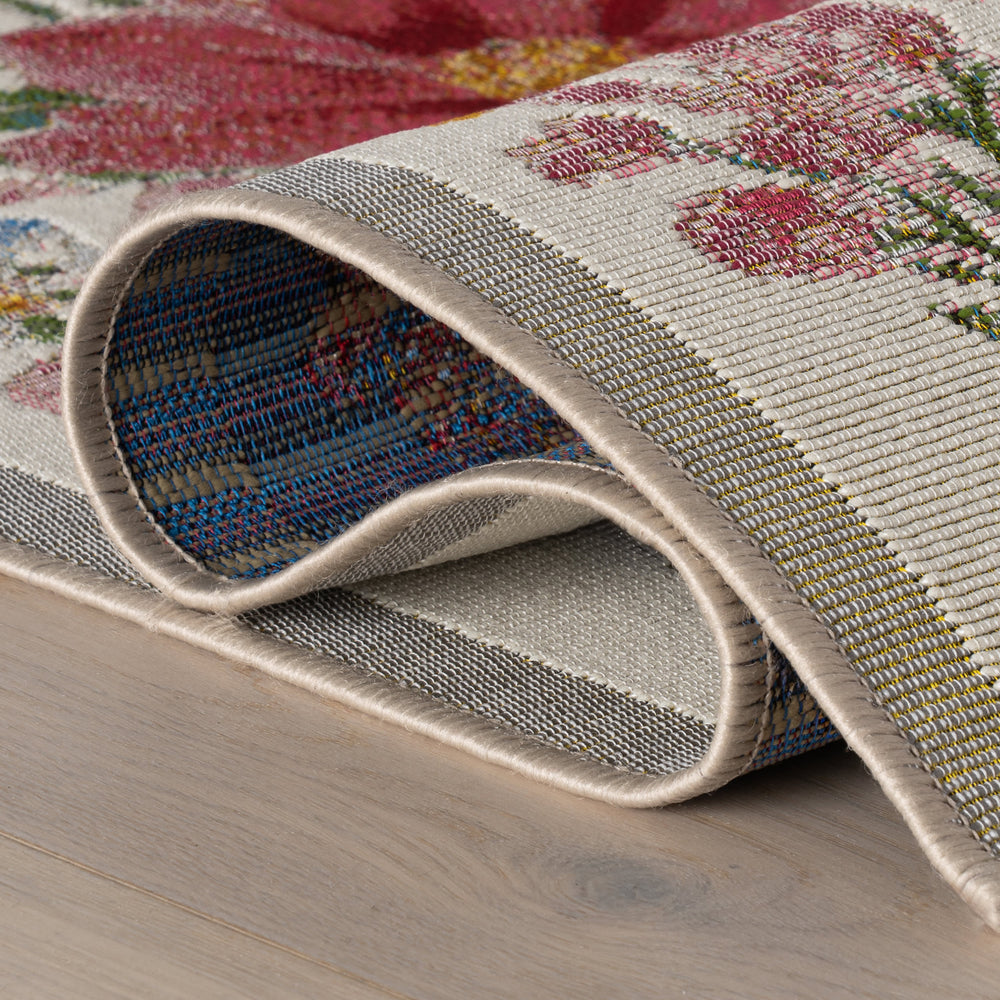 Solari Floral Indoor/Outdoor Rug | Multicolor