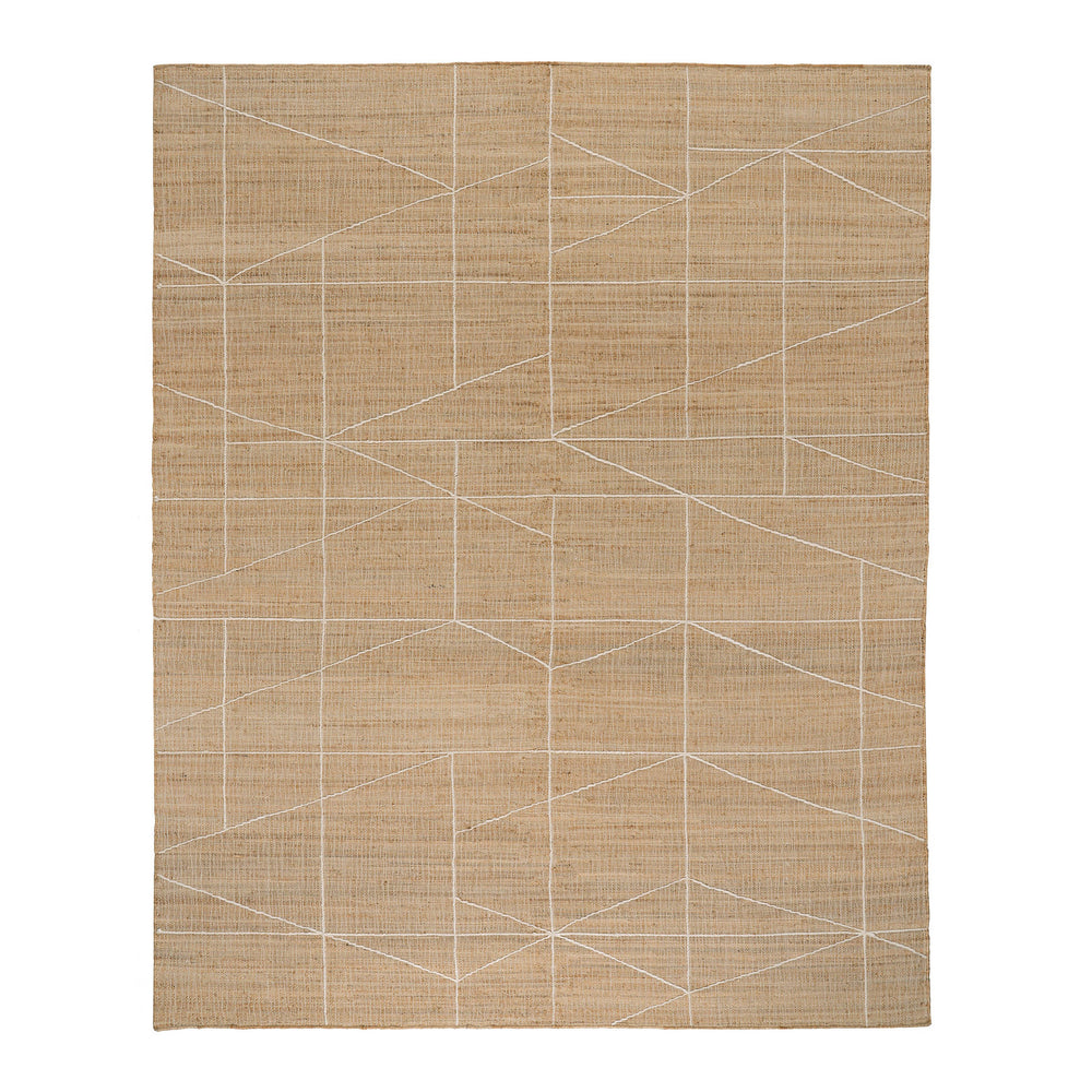 Judson Handwoven Jute Rug | Natural/Ivory