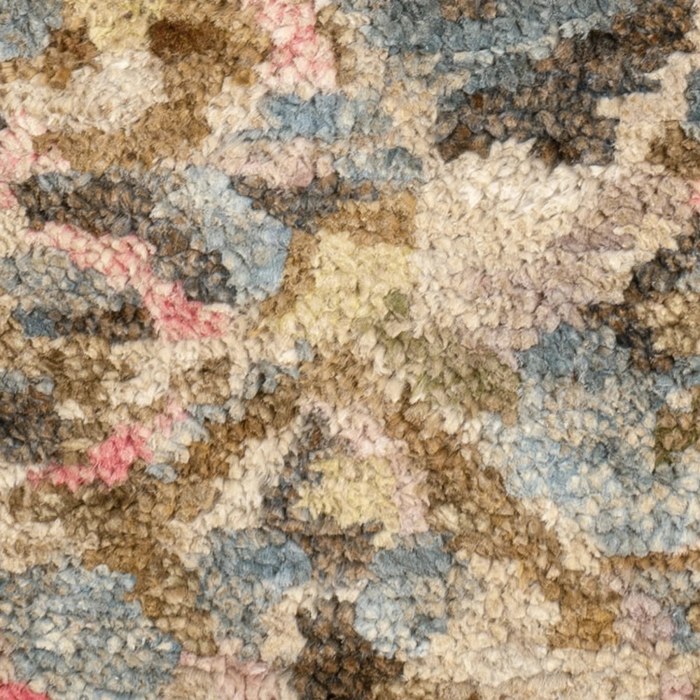 Keira Hand Knotted Jute Rug Swatch | Multi