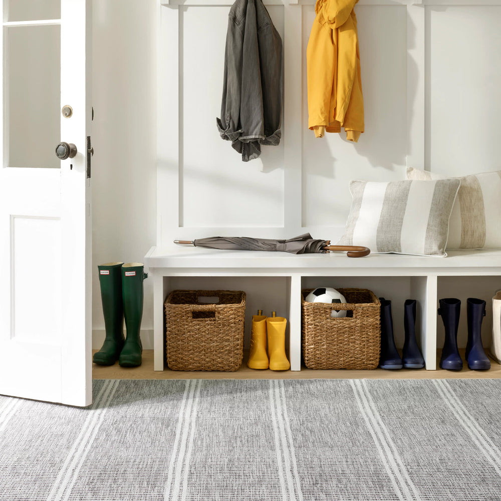 Malta Machine Washable Rug | Grey
