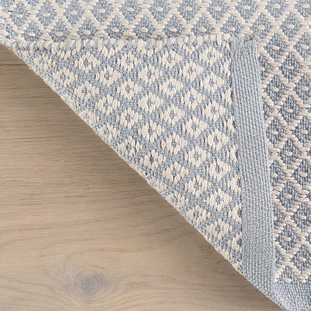 Riviera Handwoven Indoor/Outdoor Rug | Swedish Blue