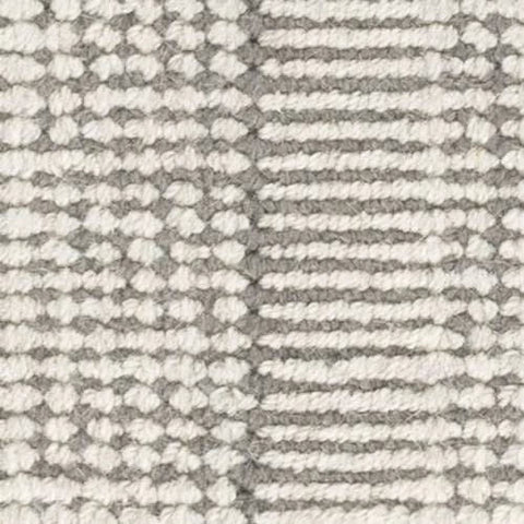 Raffa Woven Wool Custom With Attached Rug Pad Rug Swatch | Grey