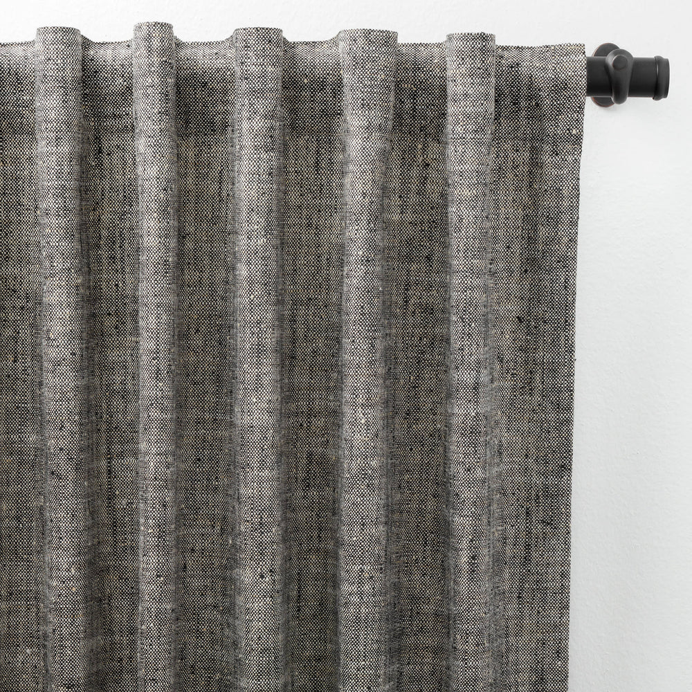 Greylock Curtain Panel | Black