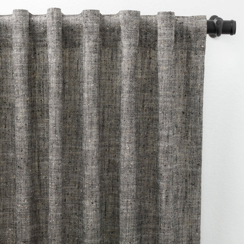 Greylock Curtain Panel | Black