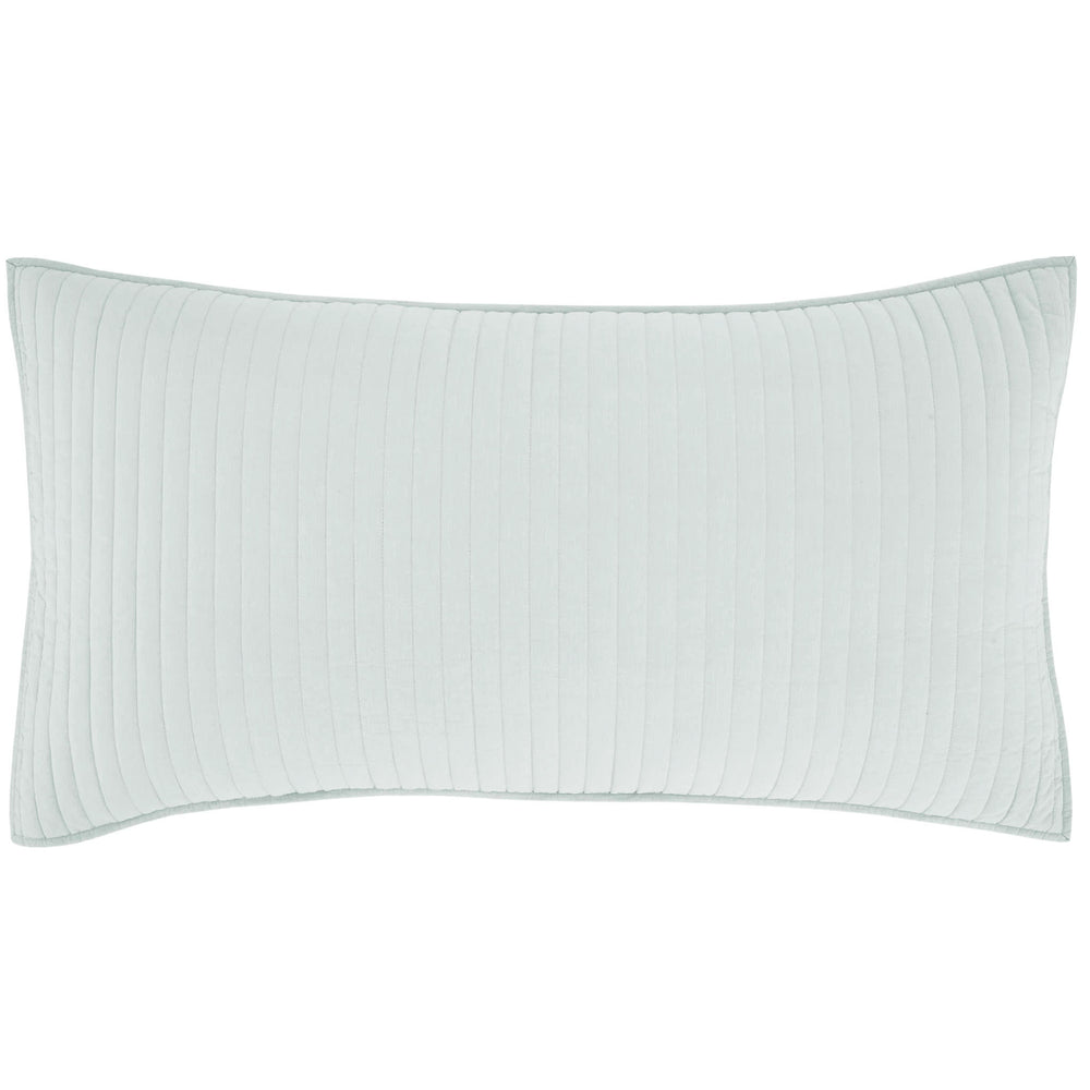 Cozy Cotton Quilted Sham | Sky