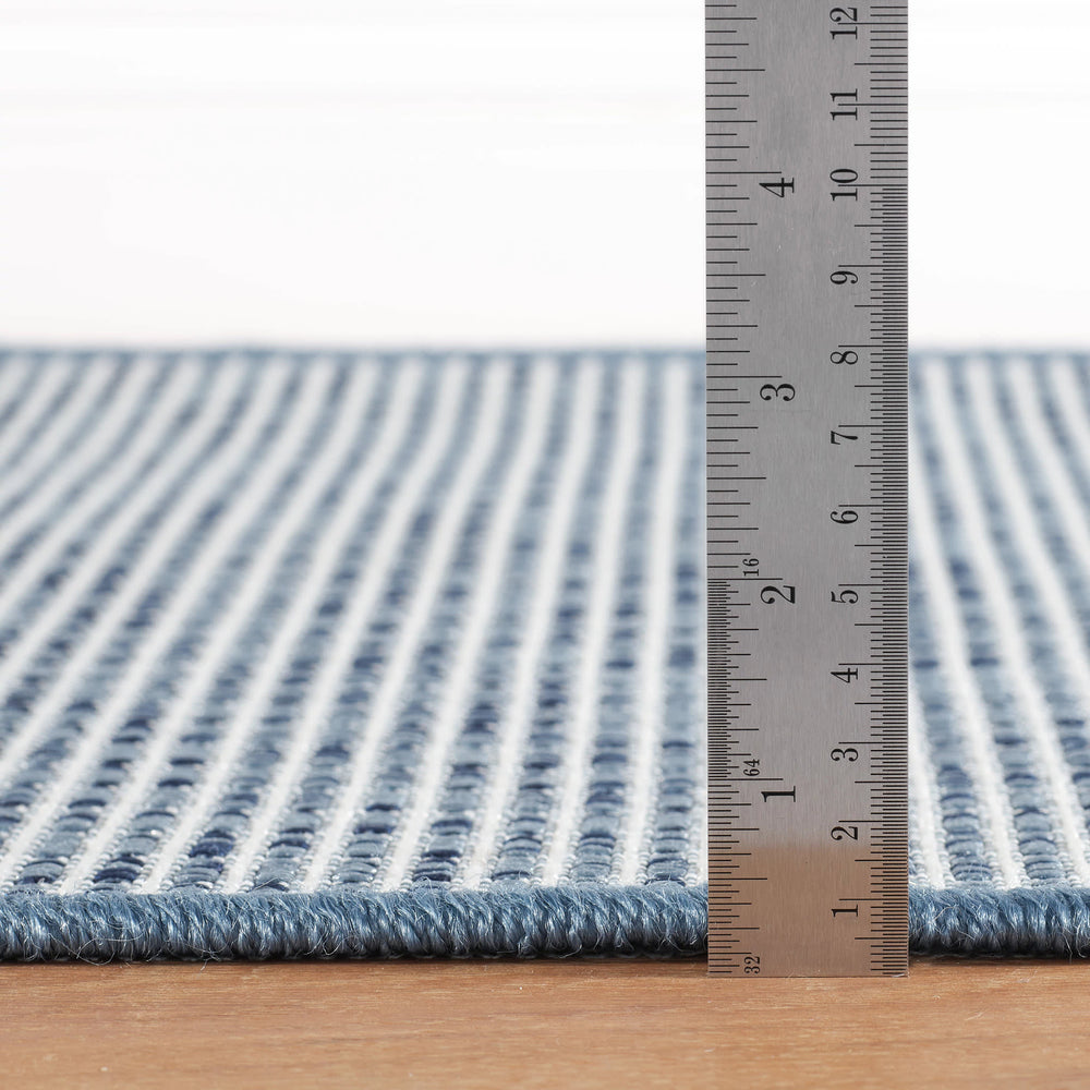 Heritage Woven Indoor/Outdoor Custom Rug | Denim