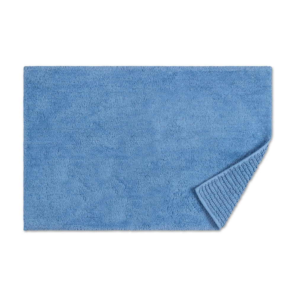 Reversible Solid Bath Rug | Blue
