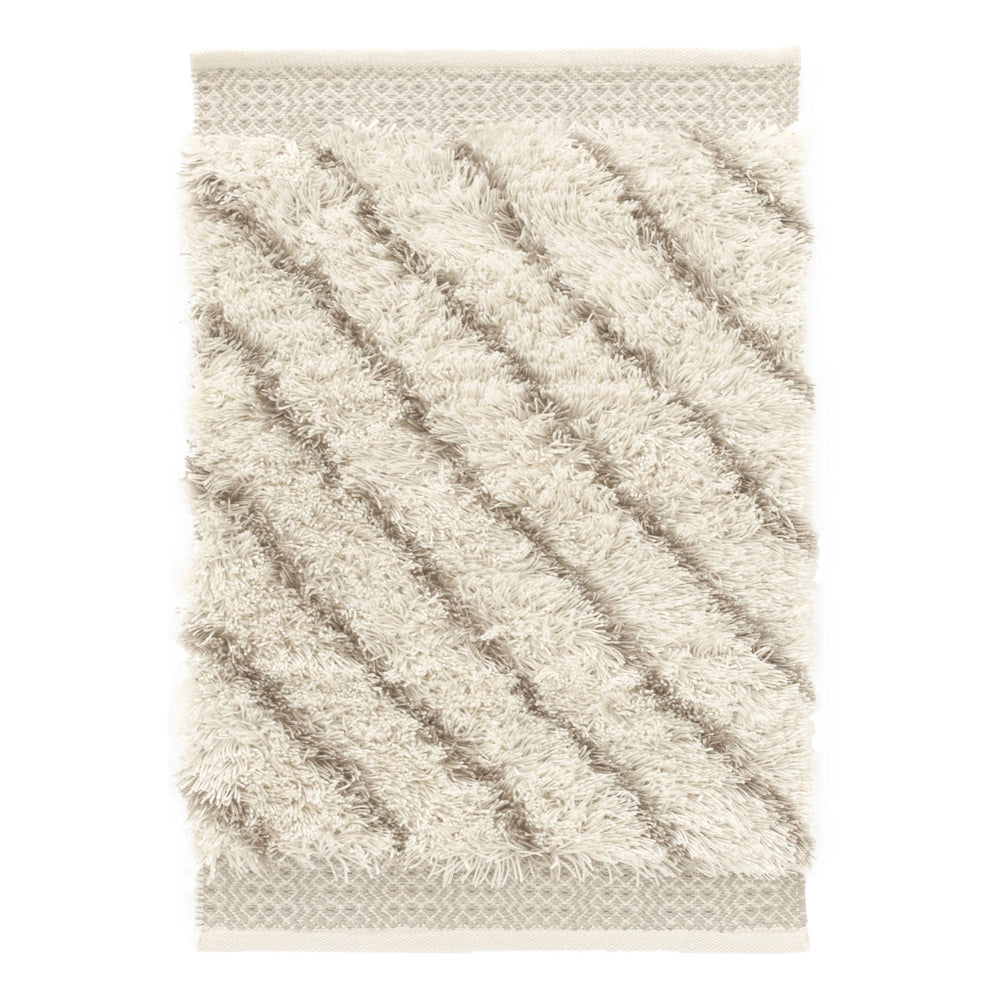 Moroccan Lines Handwoven Performance Rug | Grey