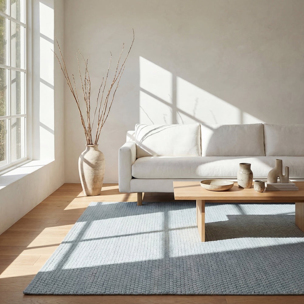 Bridges Rope Rug | Light Blue