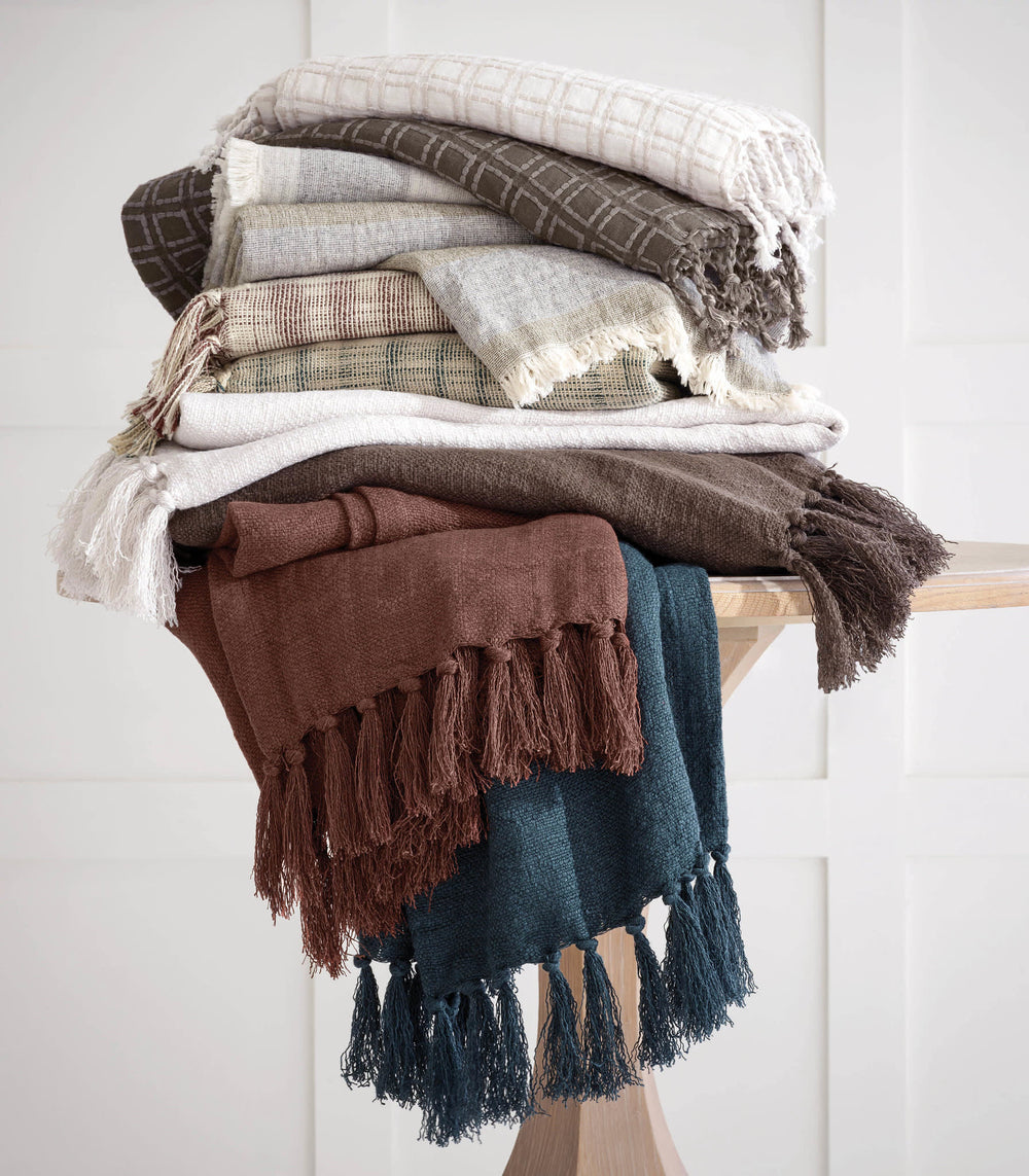 Langham Throw | Oatmeal