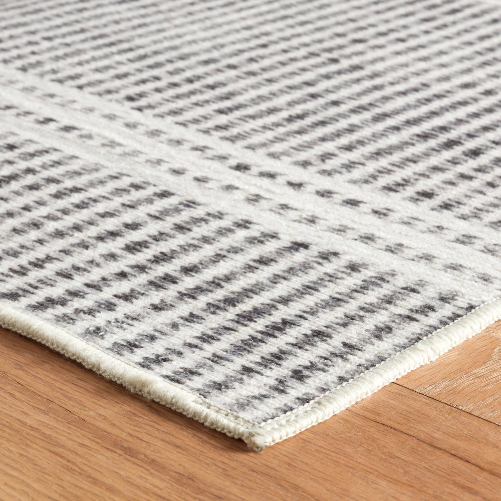 Malta Machine Washable Rug | Grey