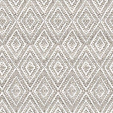 Diamond Machine Washable Rug Swatch | Platinum/White