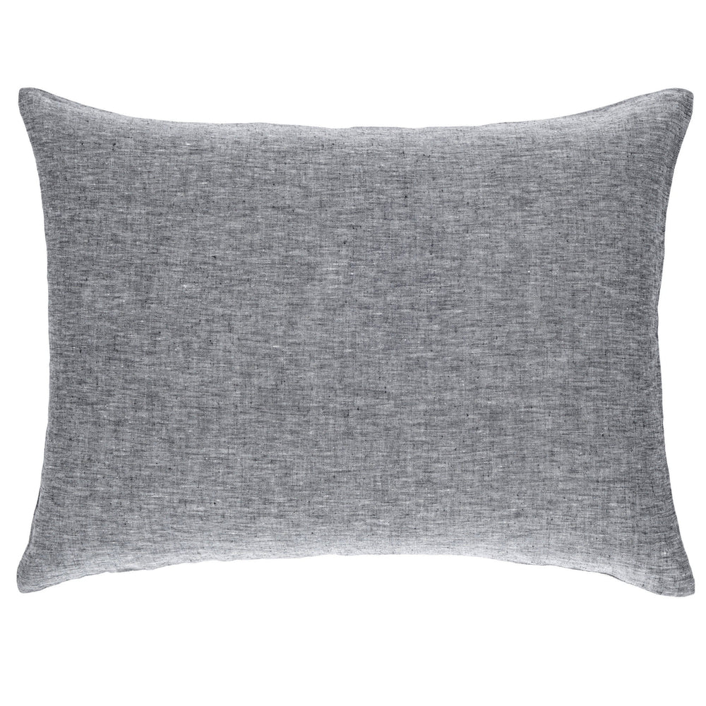 Lush Linen Sham | Black