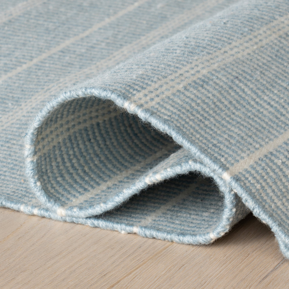 Samson Handwoven Indoor/Outdoor Rug | Swedish Blue