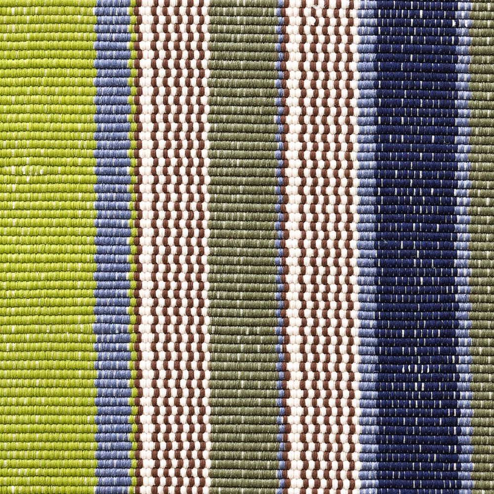 Marina Stripe Handwoven Indoor/Outdoor Rug Swatch | Multi