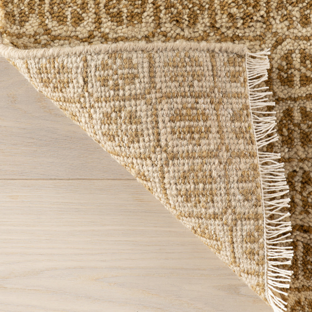 Tullie Hand Knotted Wool Rug | Ochre