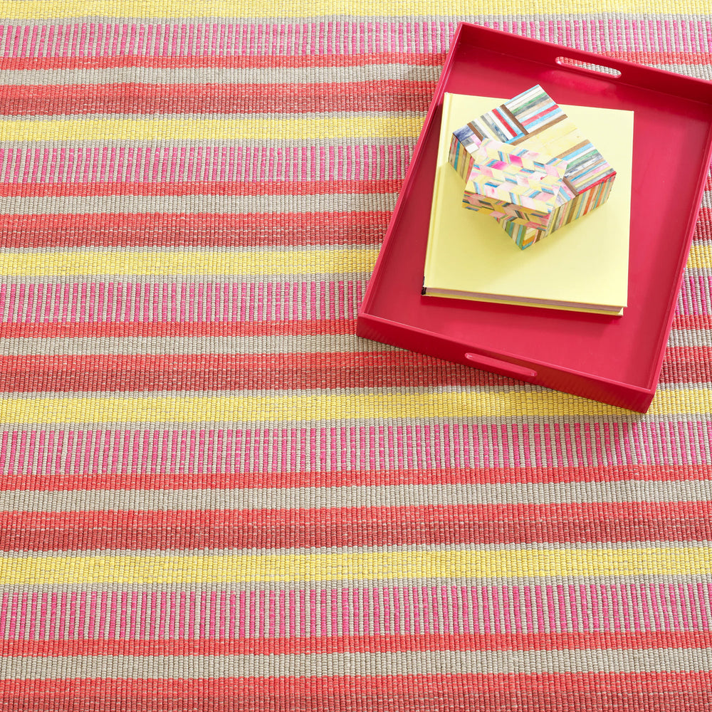 Always Greener Handwoven Indoor/Outdoor Rug | Red/Yellow
