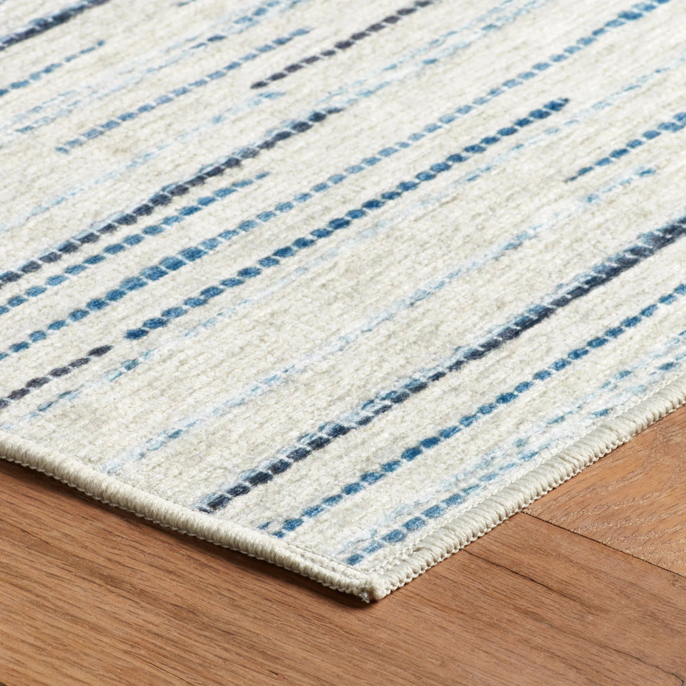 Elwood Machine Washable Rug | Blue