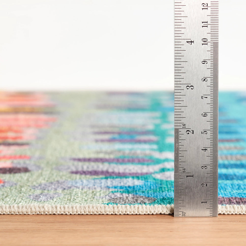 Paint Chip Machine Washable Rug | Multi