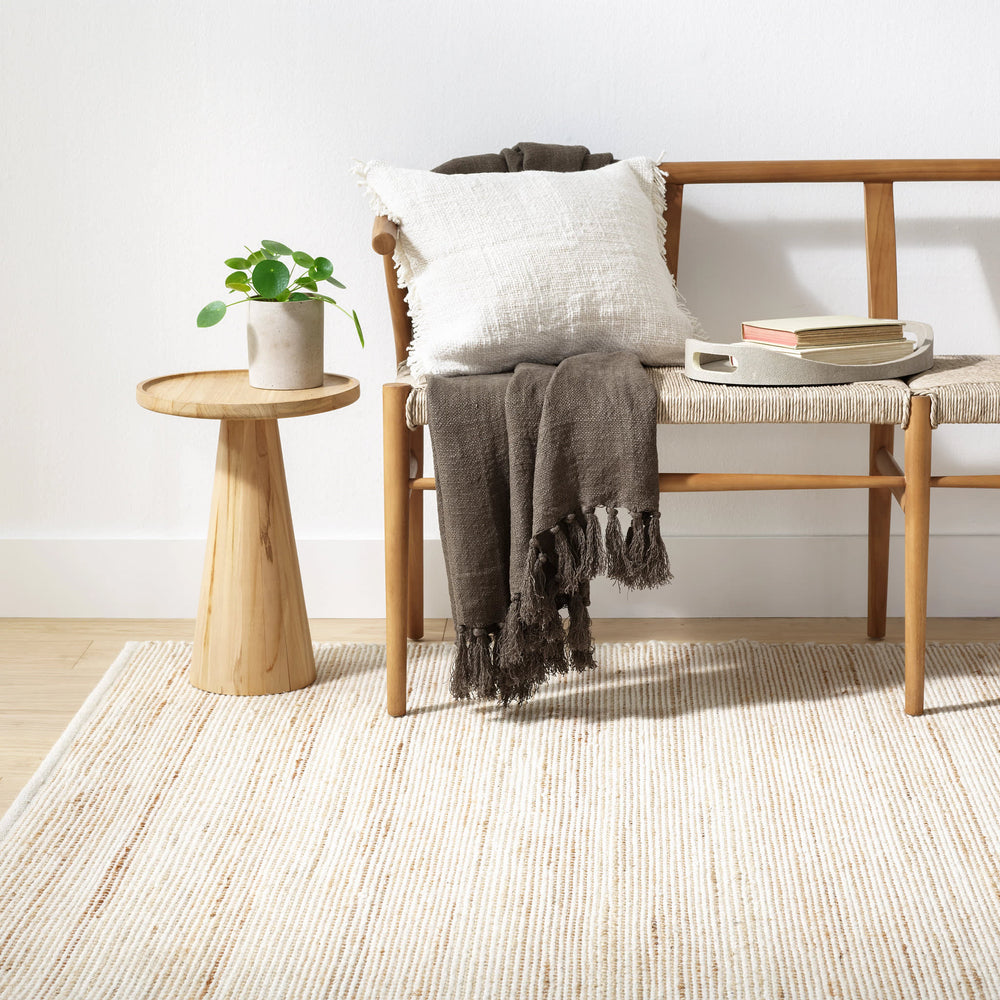 Seed Handwoven Jute Rug | Ivory/Natural