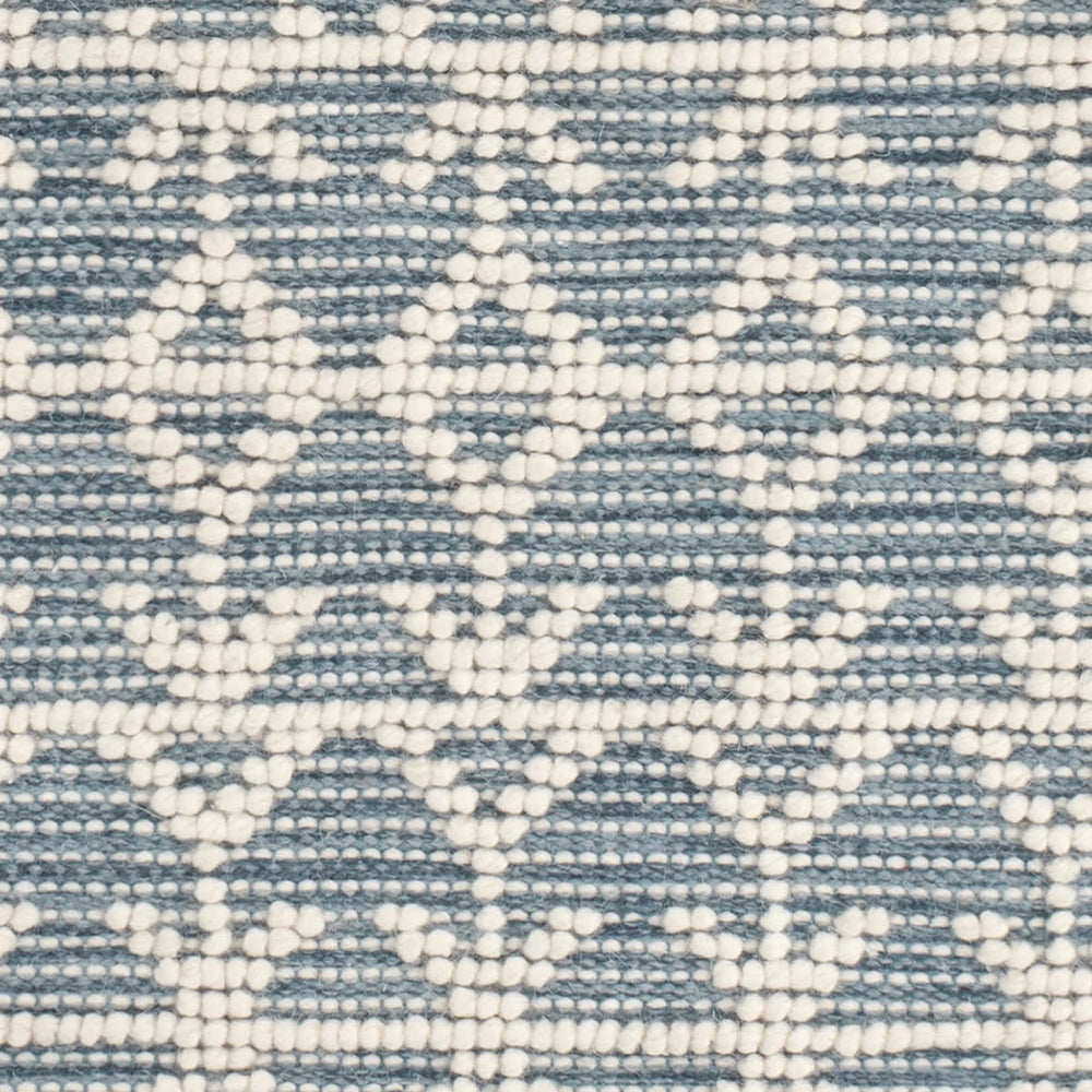 Pembrook Handwoven Wool Rug Swatch | Blue