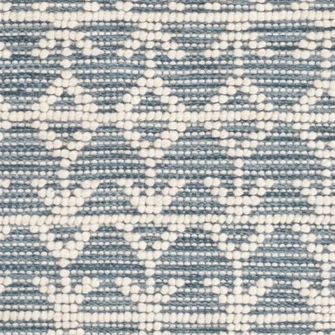 Pembrook Handwoven Wool Rug Swatch | Blue