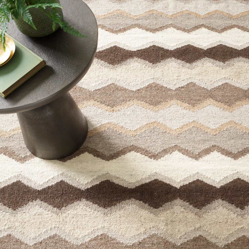 Safety Net Handwoven Wool Rug | Neutral