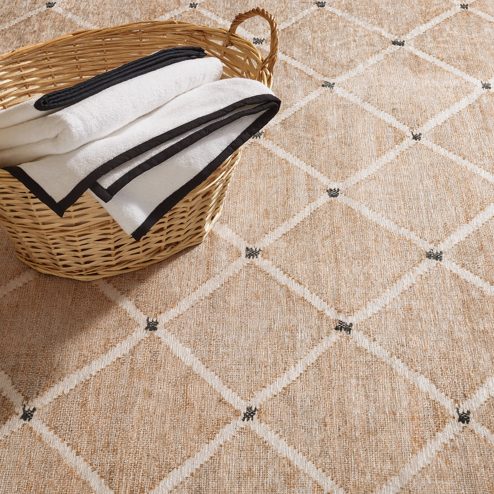 Kali Machine Washable Rug | Natural