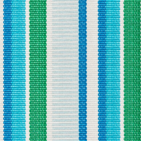 Always Greener Machine Washable Rug Swatch | Cobalt/Green